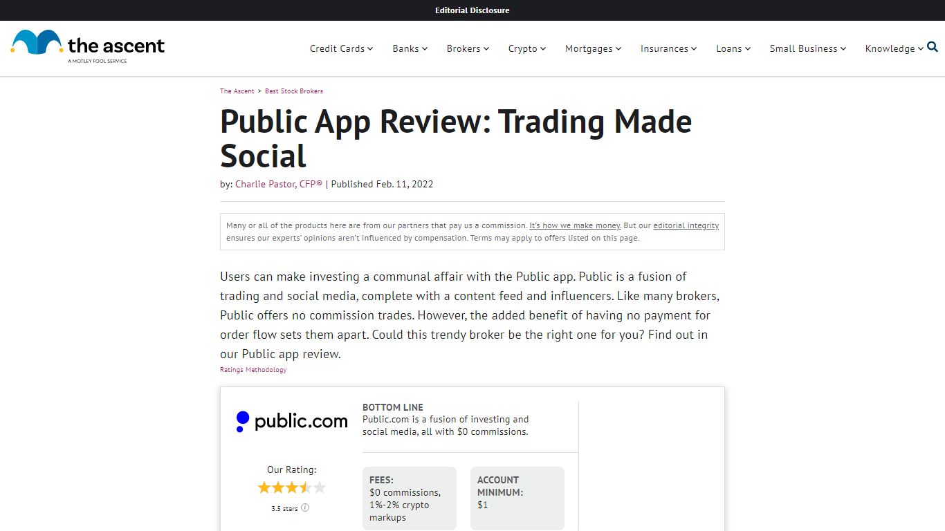 Public App Review | The Ascent